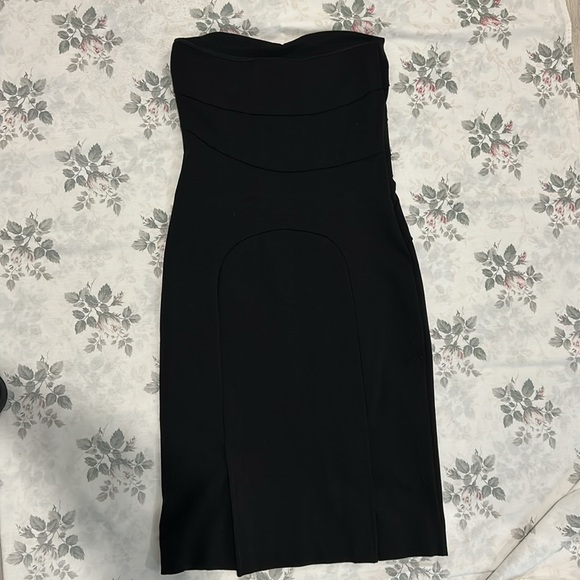 MODA INTERNATIONAL SMALL BLACK DRESS SIZE S - Picture 3 of 6